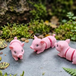 Mini Porco Flexível Articulado